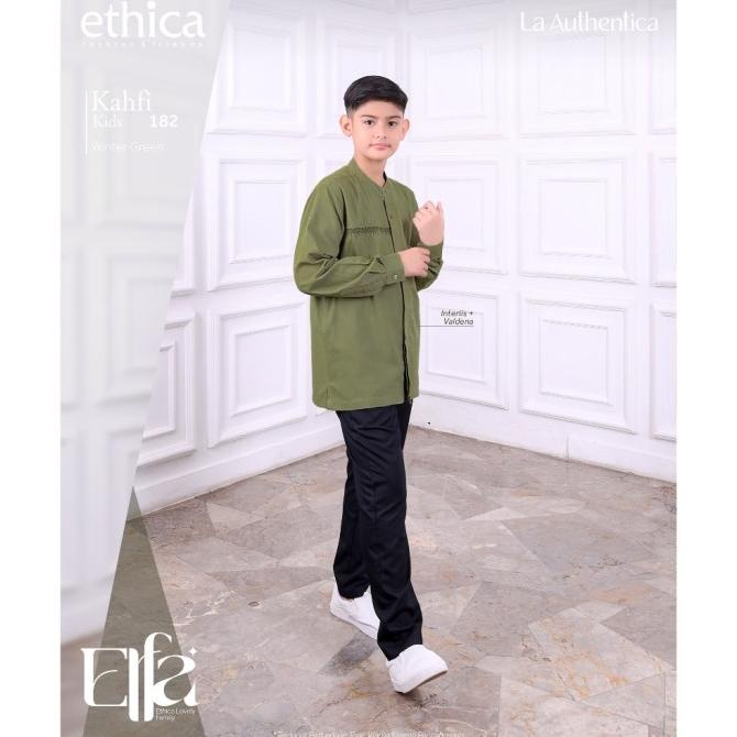 Big Sale Gamis Ethica Sarimbit / Elfa 279 Winter Green /Fashion Muslim 2023 - Anak Laki, No.6 Pengir