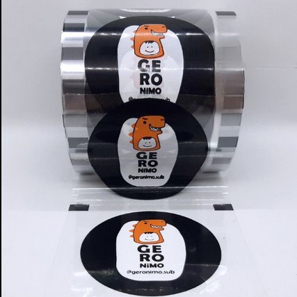 Promo Plastik Lid Cup Sealer Sablon Custom 3 Warna