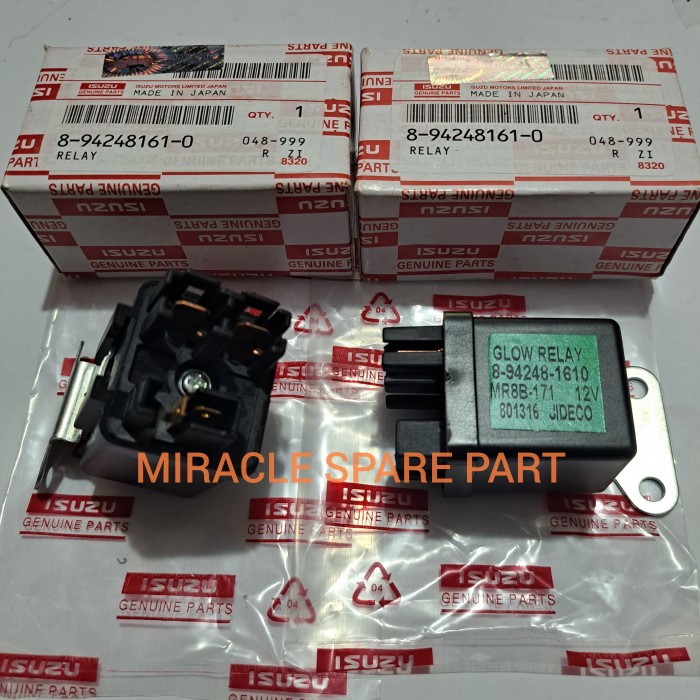 Relay Busi Pemanas Relay Glow Isuzu Panther Asli Original 12Volt Kode Hm280