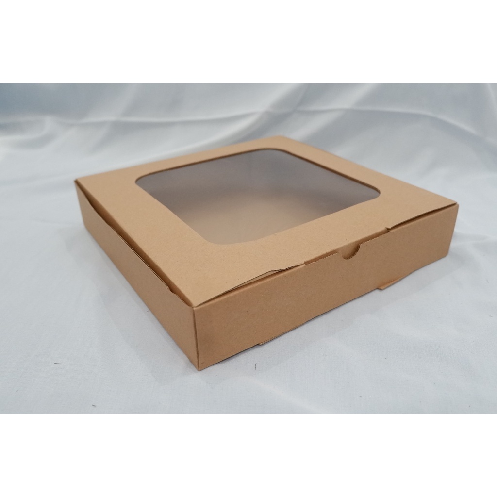 

E-FLUTE Box Packaging Dus Kotak 25x25x5 Pizza/Brownies