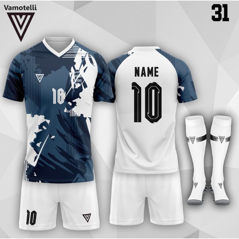 Baju Bola Stelan Futsal Bola Jersey - Vamotelli (Design SUBLIM #31)