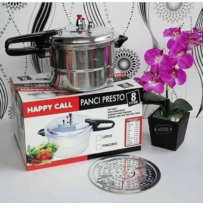 [Ori] Panci Presto Aluminium Happy Call 8 Liter Terbaru