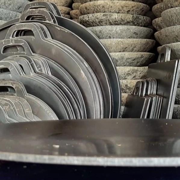 WAJAN PENGGORENGAN MARTABAK TELOR PLAT BESI BAJA TEBAL 50CM