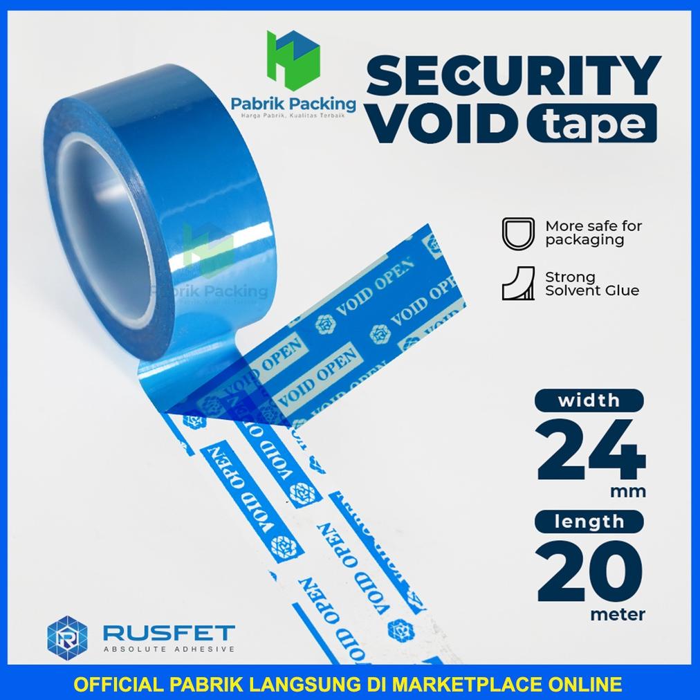

Hot - LAKBAN SEGEL SECURITY VOID OPEN BIRU 24mm x 20m Ter SATUAN ,,