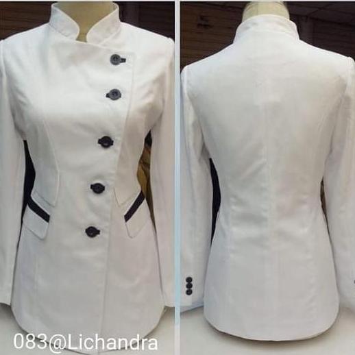 seragam pemda wanita putih pns wanita seragam dinas blazer lichandra