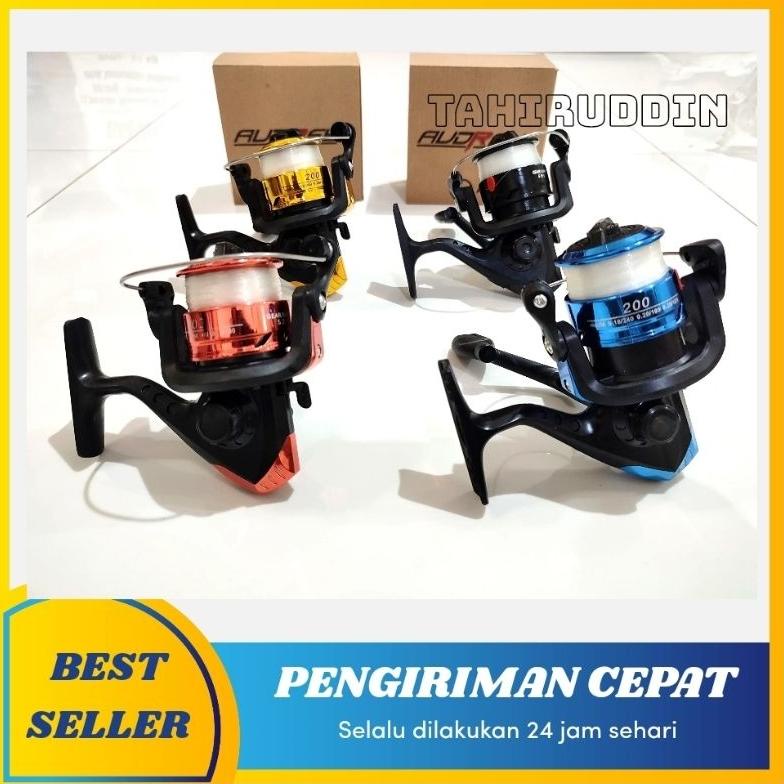 Reel Audrey AW200 5 BB BONUS  SENAR ORIGINAL (TERLARIS) SENAR TERPASANG. SILAHKAN PILIH WARNA