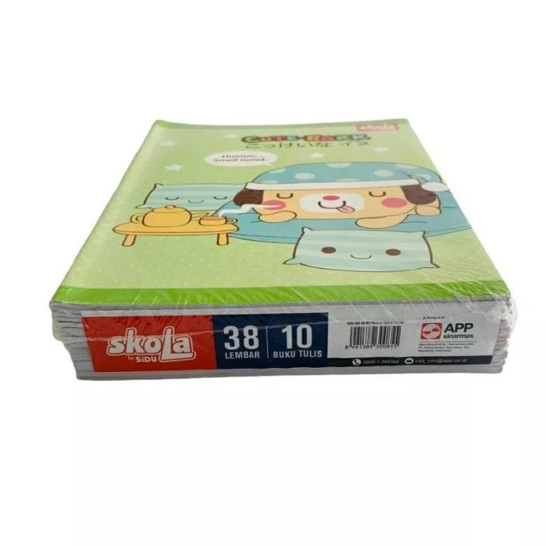 

Hot - (PERPAK ISI 10pcs) Buku tulis SKOLA BY SIDU ISI 38 & 58 lembar kualitas !