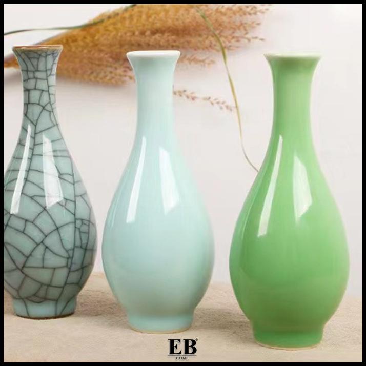 TERMURAH PAJANGAN MEJA RUMAH HIAS GUCI KERAMIK VAS / CERAMIC VASE EB HOME 912 