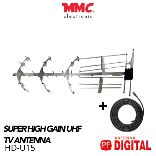 ANTENA PF HD-U15 FREE KABEL / PF ANTENNA HD-U15 (TERBARU)