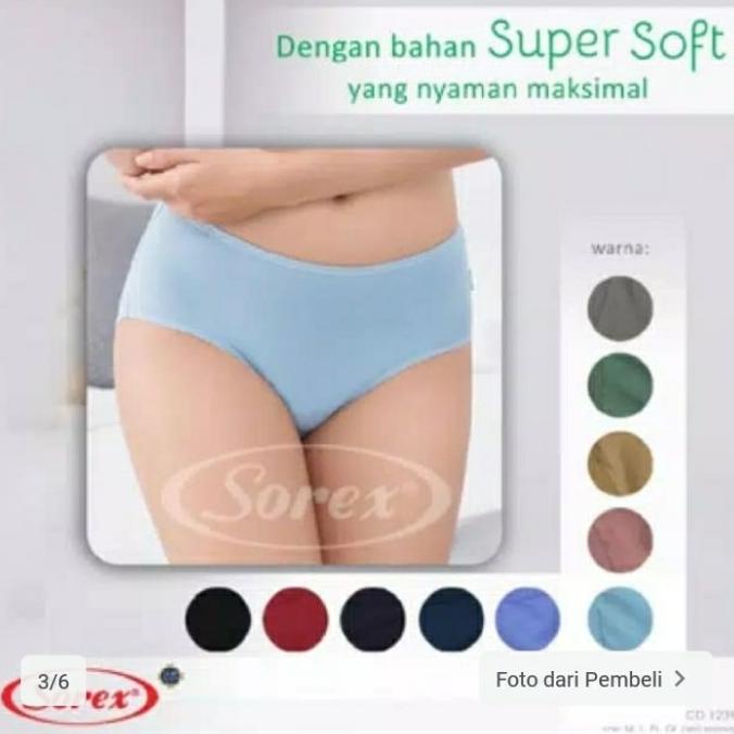 celana dalam wanita sorex ori 1239 1lusin