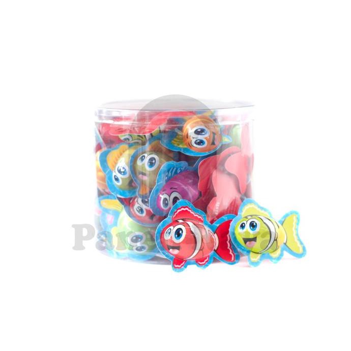 

fif Coklat Elvan Coklat Ikan Toples Plastik isi 50