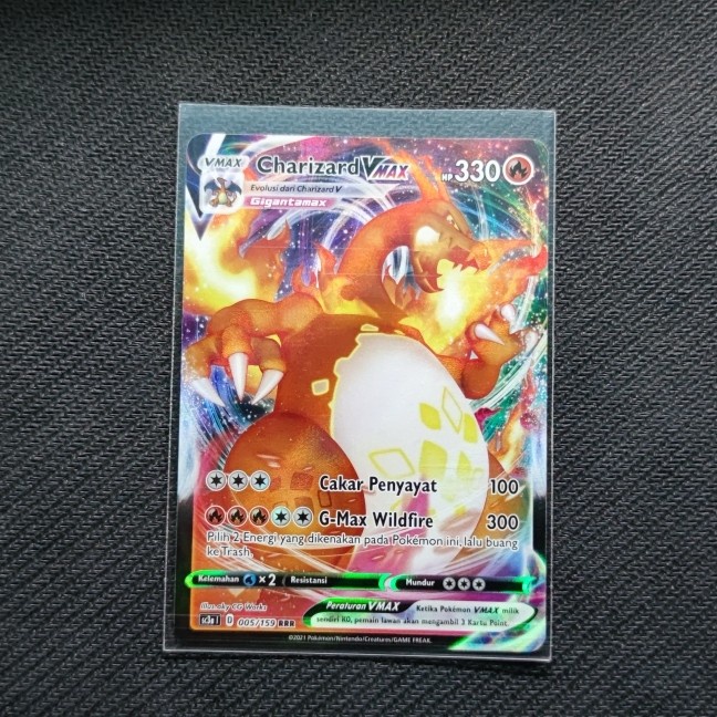 ✅COD Charizard Vmax Rrr Pokemon Tcg Indonesia Diskon