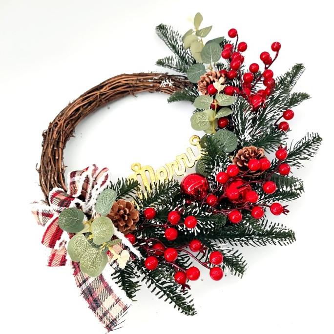 

Krans Ranting Natal Ornamen Gantungan Pintu Christmas Dekorasi Murah Stok Terbatas