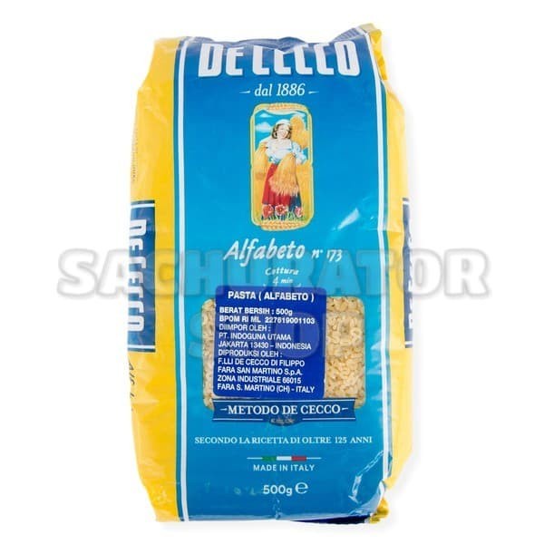 

Promo Pasta Alfabet Italia De Cecco Ceco Alfabeto Alphabet 173 Italian Pasta