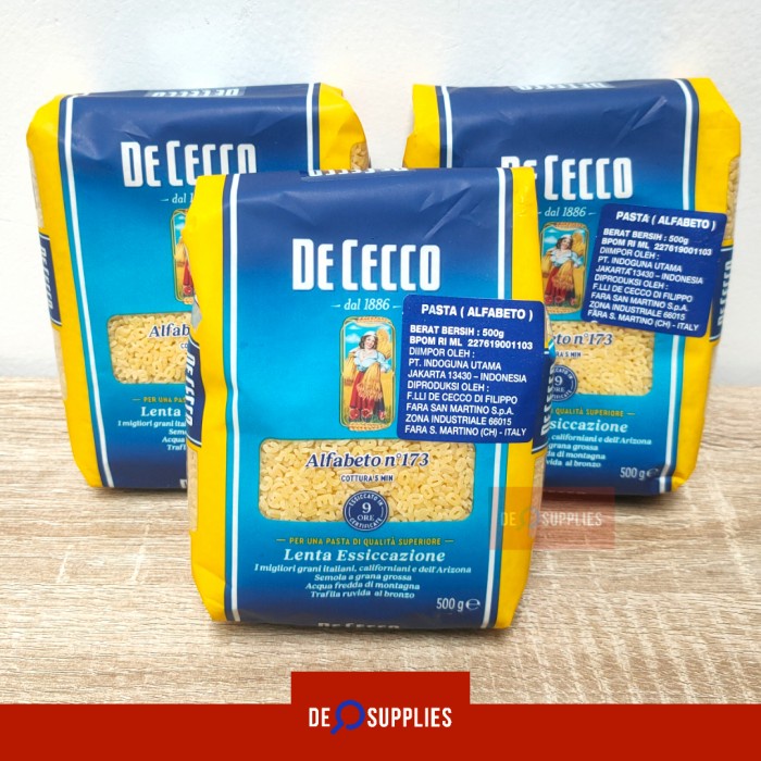 

Promo De Cecco Alfabeto No.173 500Gr - Pasta Alfabet For Soup Premium Italy