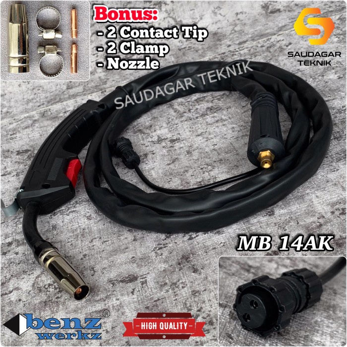 Promo Tang Las Mig Torch Stang Co Mb 14 Ak Welding Torch Mb14 Ak