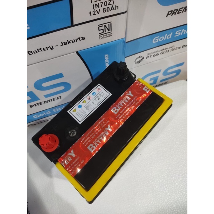 Aki Mobil Suzuki Ertiga Ns40Zl Gs Goldshine Battery Accu Basah