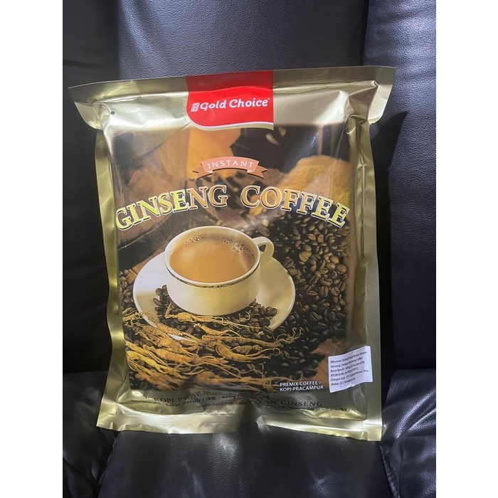 

Gold Choice Instant gingseng Coffee / Kopi gingseng Malaysia 400g/20s Best Seller