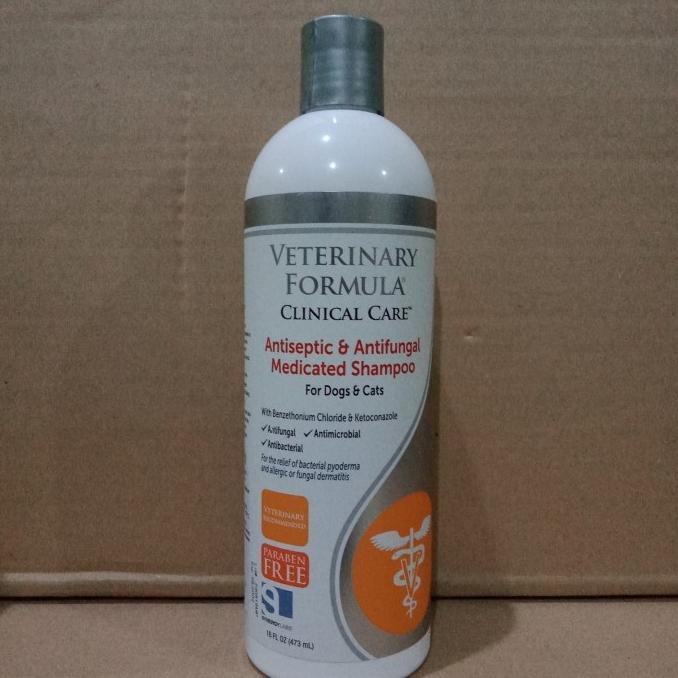 Shampo Anti Jamur Impor Anjing Kucing Antiseptic Antifungal Medicated