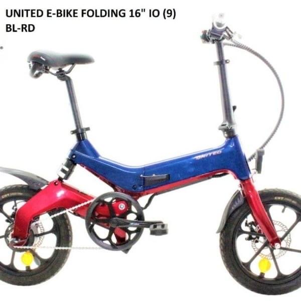 Sepeda Lipat Listrik / Ebike Folding Bike 16 United IO