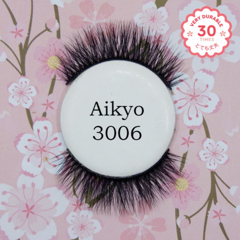 Aikyo Eyelashes 3006 Bulumata Natural Bold (Bisa 30X Pemakaian)