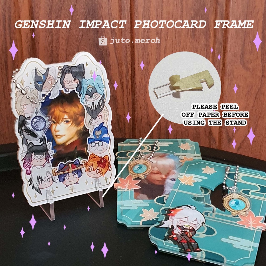 Genshin Impact Photocard Frame (Fan Merch)
