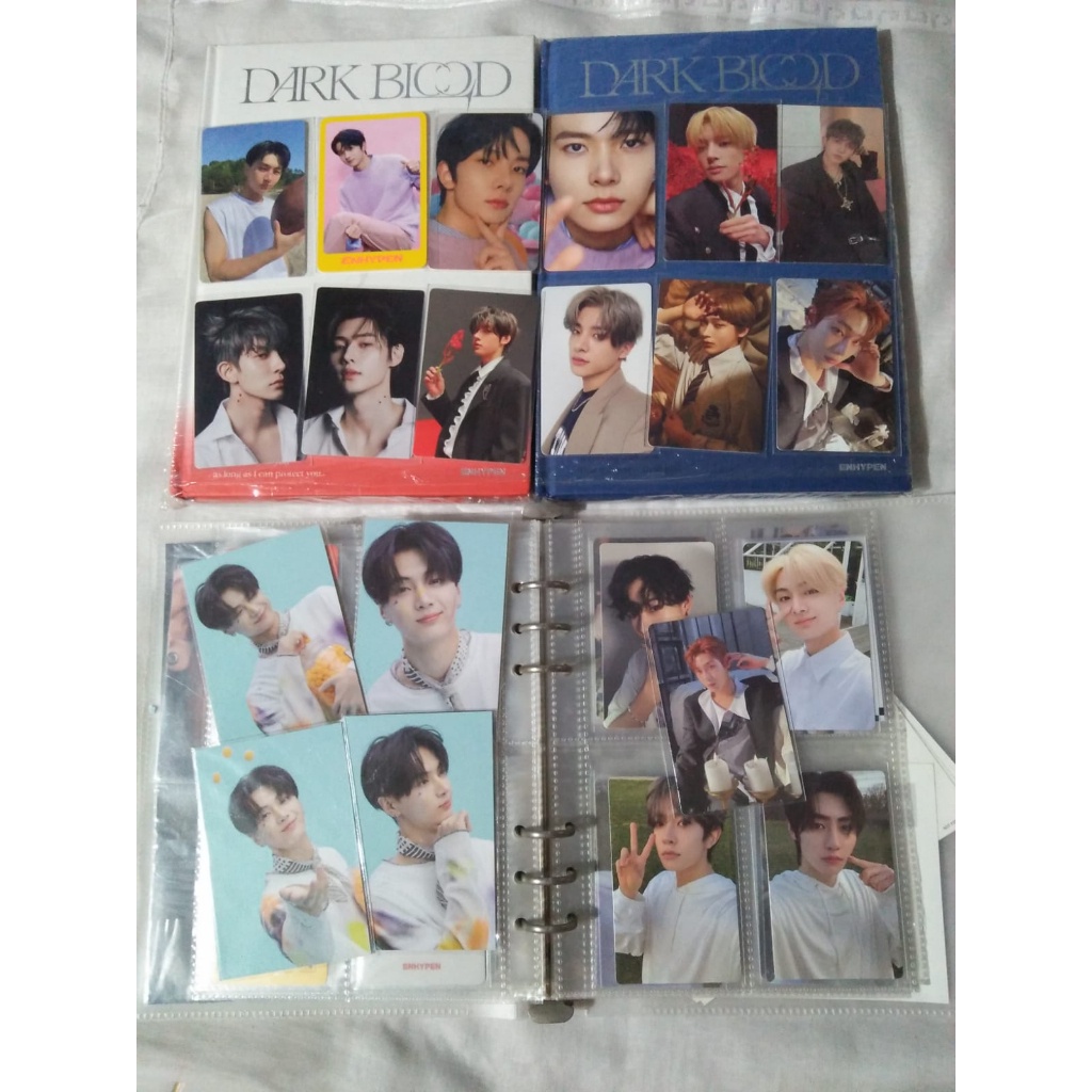 Enhy Photocard Darkblood Album Pc Pob Ums Luydraw Jay Jungwon Heeseung Sunghoon Jake Sunoo Niki