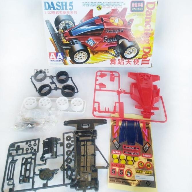 Gratis Ongkir Rep. Tamiya Mini 4wd Merk AA Dash 5 Dancing Doll Type 5 Chassis Limited Edition (tri00