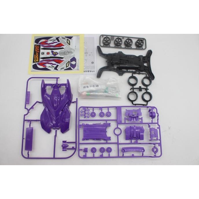 Gratis Ongkir Mini 4wd Merk Ruize Proto Saber Evolution Premium AR Chassis Limited Edition (tri00j.a