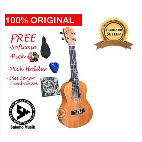 Ukulele - Grande Ukulele Concert 23" Varian Warna + Softcase