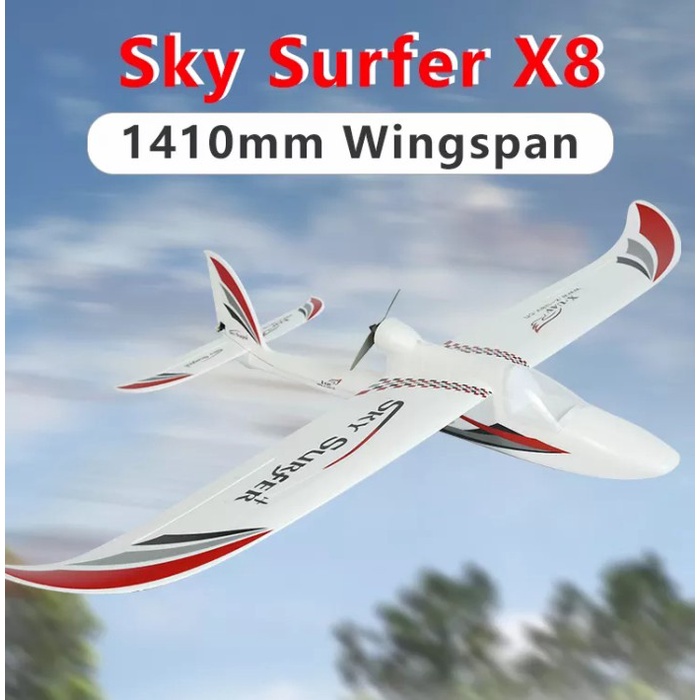 SKY SURFER X8 1400MM WINGSPAN EPO FOAM / SKYSURFER X8 X-UAV RC PESAWAT