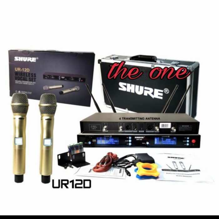 mic wireless shure UR 12D