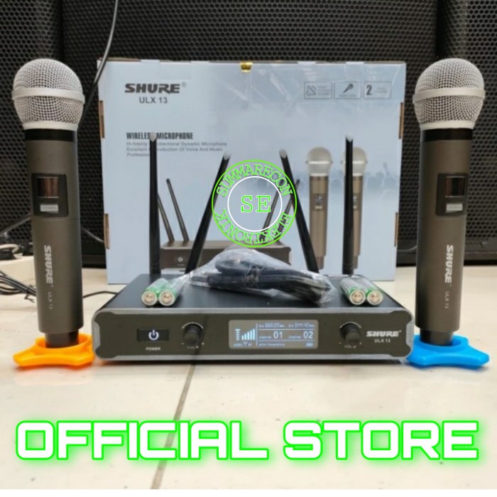 mic wireless shure ulx 13 handled SHURE ULX13 mic karaoke