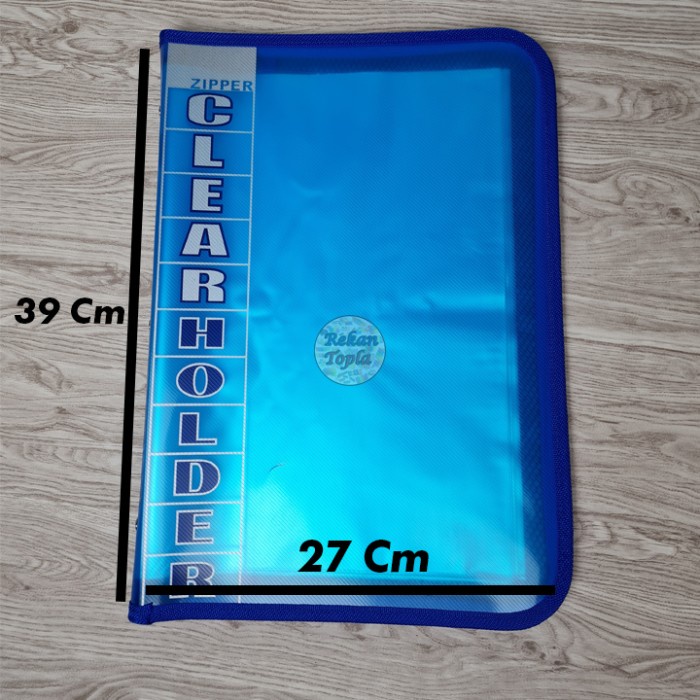 

New Clear Holder Resleting / Topla Zipper Clear Holder Topla Isi 60 Lembar Free Ongkir