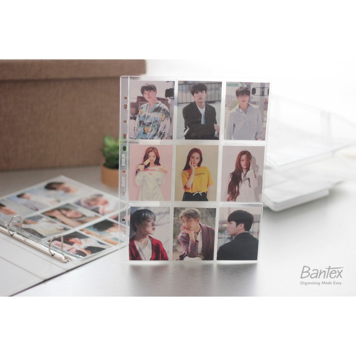

Promo Bantex Collector Sleeve A4 Photocard 9P Clear 2158 08 Hemat