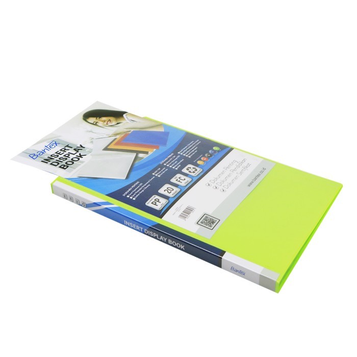 

Baru Bantex Insert Display Book Pp Folio 20 Pockets Lime #3183I65+P Terbaik