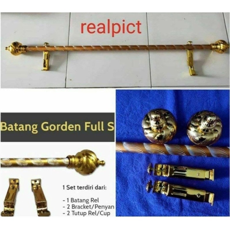 BATANG GORDEN FULLSET BATANG ROLLET Uk 1,5Meter & 2Meter