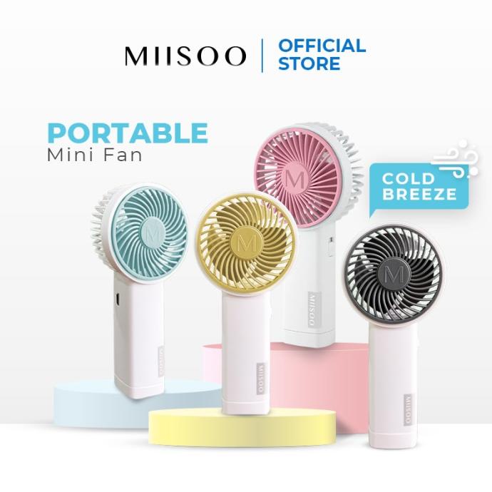 MIISOO Kipas Angin Mini Lipat Portable / Mini Fan / Kipas Genggam Cute