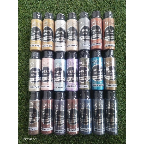 

Cadence Hybrid Metalic Multisurface Acrylic 75ml(Suitable for Craft)/Cat Acrylic/Cat Akrilik