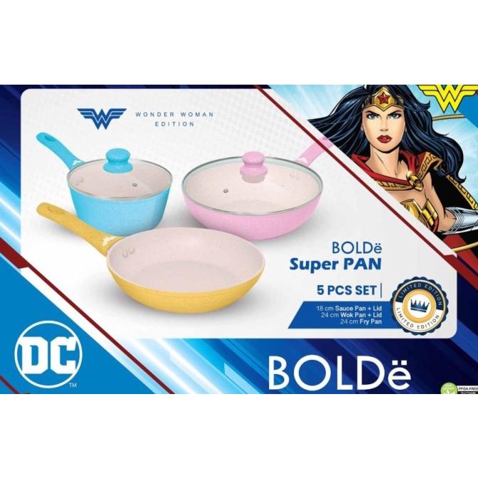 BOLDe Super Pan Wonder Woman Set 5pcs