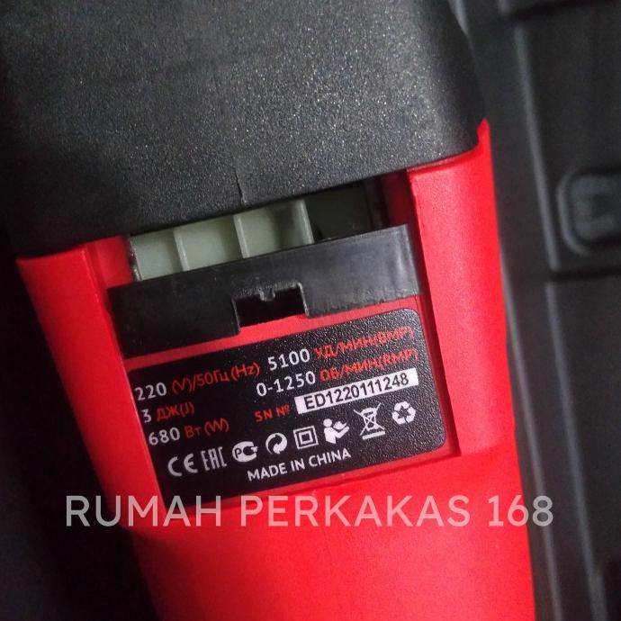 Edon Mesin Bor Beton 3 Fungsi Ed5-2680 Edon / Rotary Hammer Edon