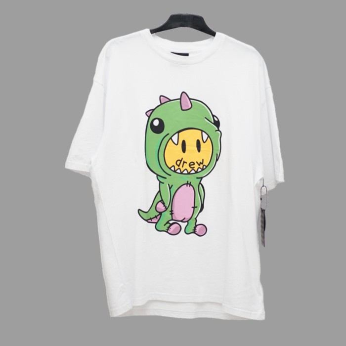 DREW HOUSE DINO IN WHITE TEE ORIGINAL KAOS PRIA WANITA BRANDED HYPE - M