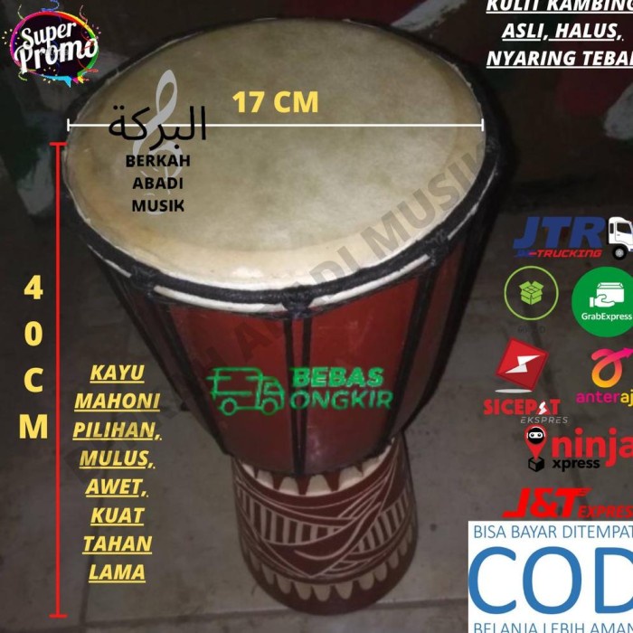 Jimbe - Jimbe 40Cm Jimbe 40 Cm Besar Jimbe Alat Musik 40 Cm Jimbe 40 Cm Jimbe