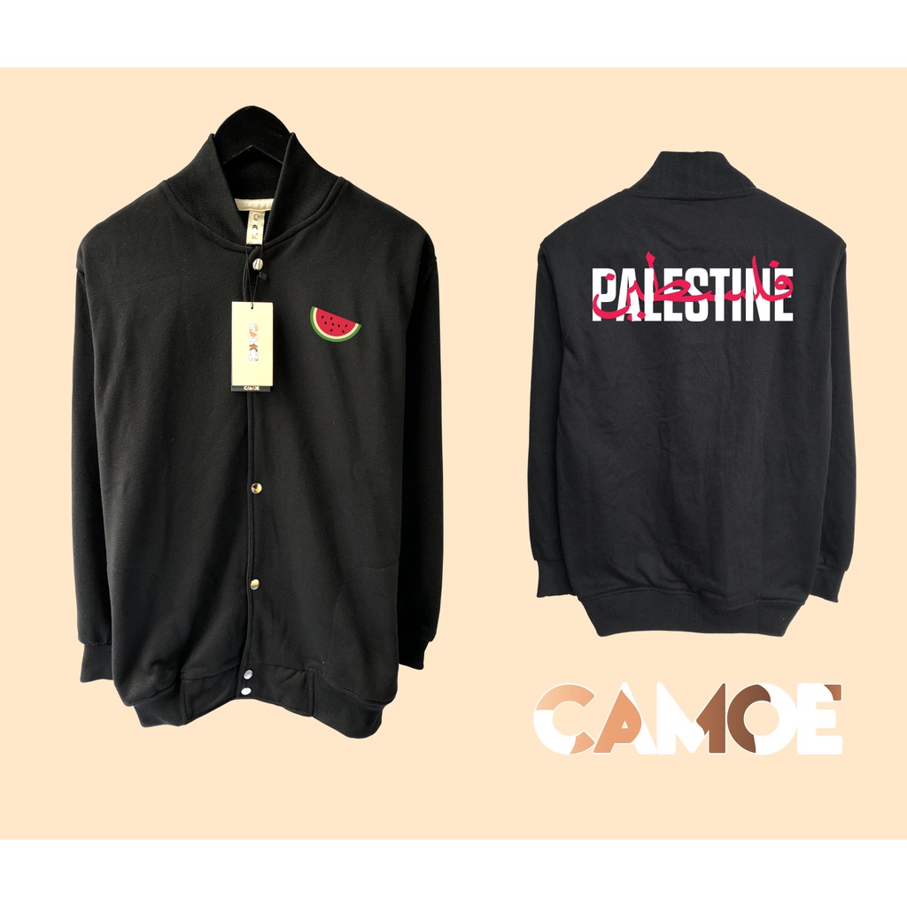 Jaket Baseball Varsity Palestine Arabic Arab Palestina