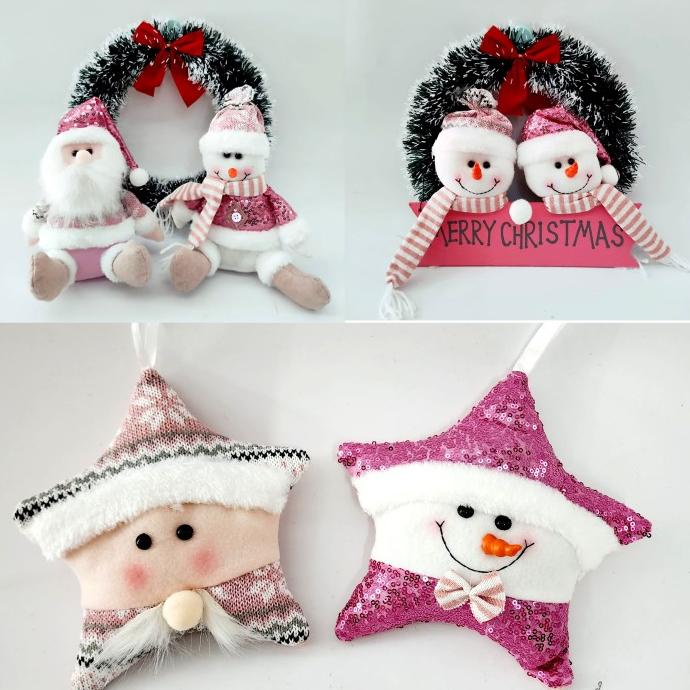 

Boneka Santa Snowman Plush Toy Kado Natal Ornamen Christmas Gift Murah Stok Terbatas