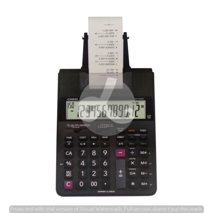 

Kalkulator Printing Calculator Casio HR-100RC 100 RC Original