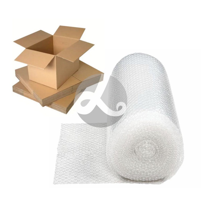 

Bubble Wrap + Dus Kardus Karton tambahan packing