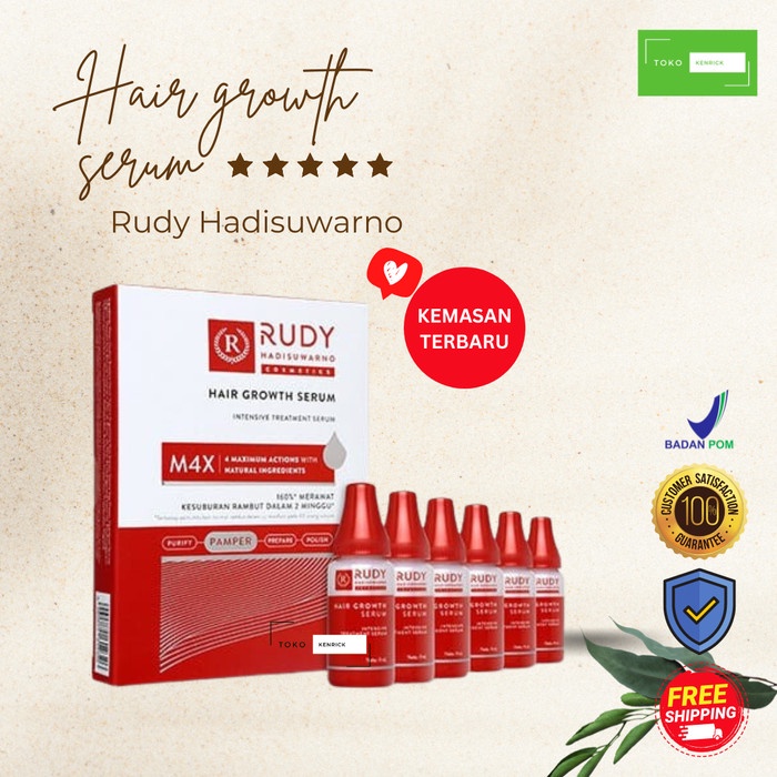 Promo Rh Penumbuh Rambut Rontok Hair Growth Serum Rudy Hadisuwarno