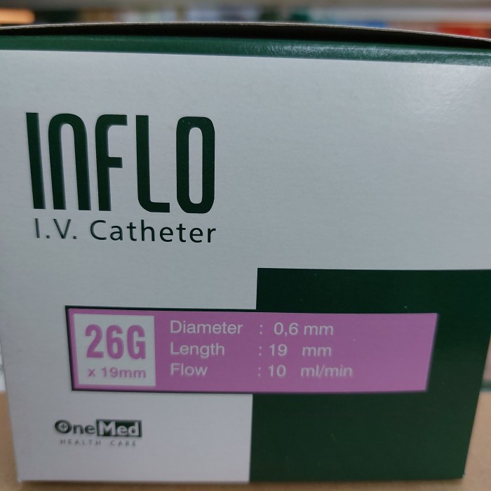 inflo iv catheter 26g onemed-box -Tatasie