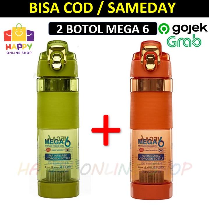 PROMO TERBARU Bisa COD -  Mega 6 Far Infrared Hydrogen Water (Botol Mega 6 Terapi Diabetes)